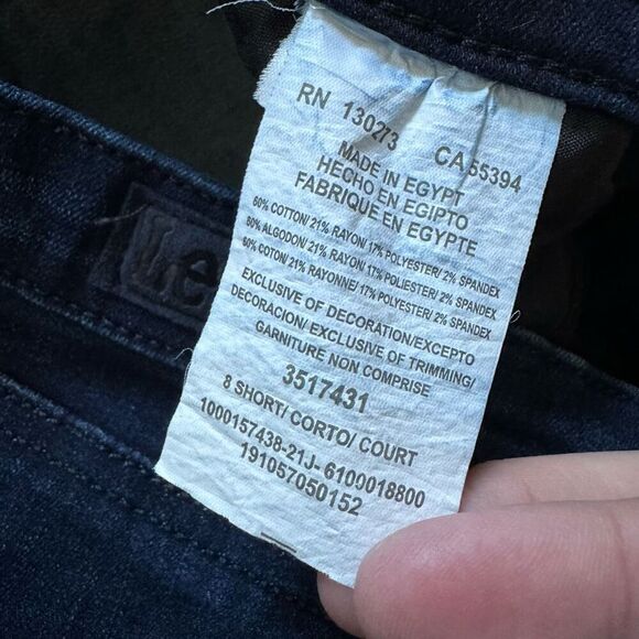 Lee Women's Sculpting Slim Mid-Rise Skinny Jeans Blue Denim Medium Wash Size 8 - Picture 8 of 11